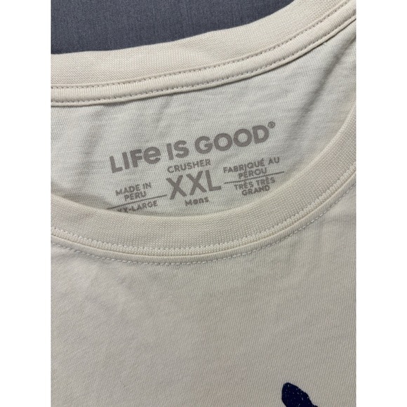 Life Is Good Short Sleeve T-Shirt Men's XXL Good Day For A Ride Biker Motorcycle - Picture 3 of 7